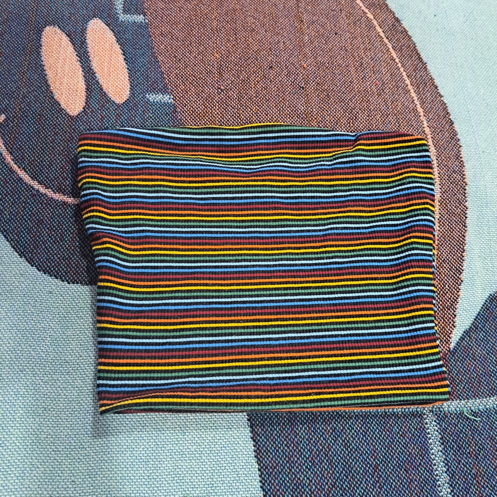 🌈BETTER BE RAINBOW STRIPE TUBE TOP-XS